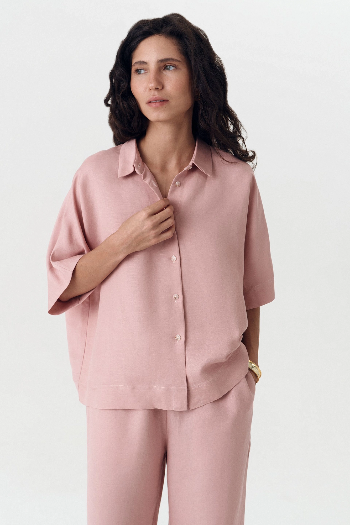 Рубашка изо льна 1