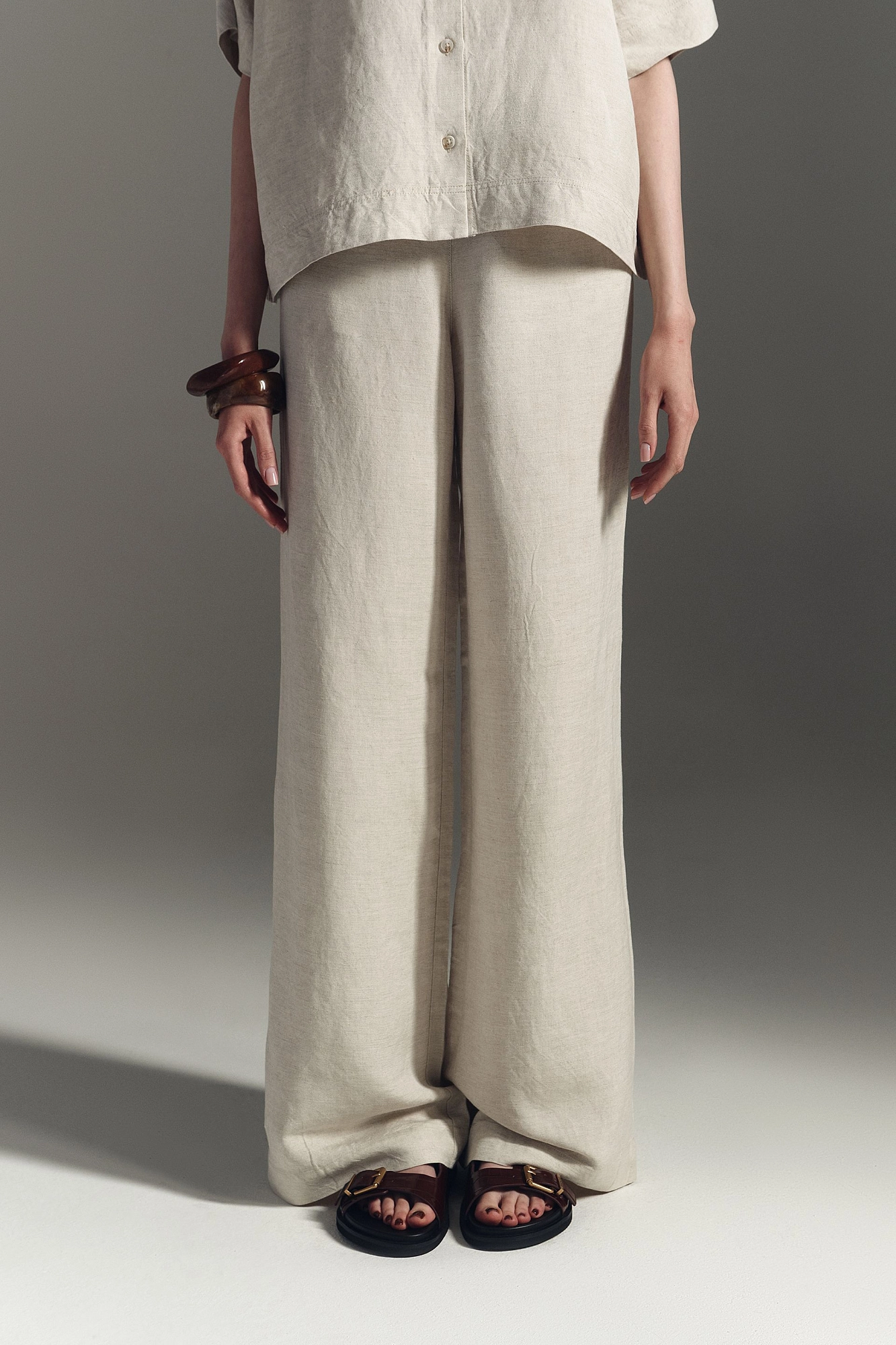 Брюки изо льна 1